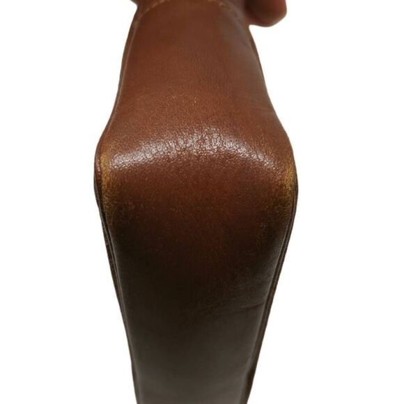 Rare Vintage Gucci Collector Brown Leather Suede Clutch/Toiletry Bag | Circa 196 - Picture 7 of 7